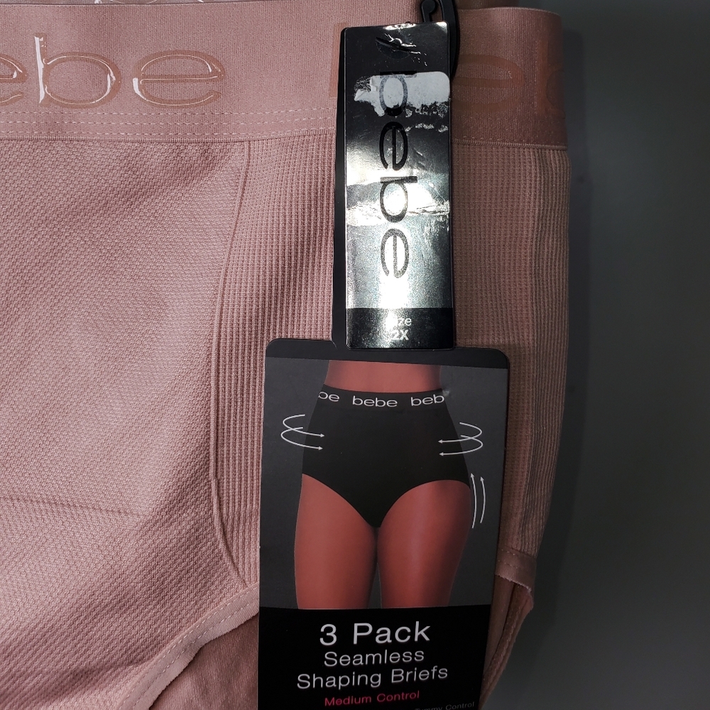 Bebe Seamless Shaping Briefs 2-Pack - Light Pink - Picture 2 of 3